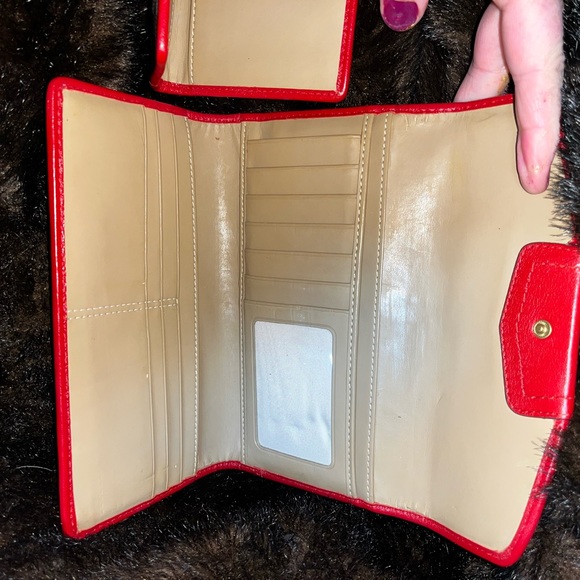 Coach Monogram Wallet w checkbook matching wallet - Picture 7 of 10